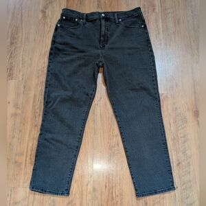 Madewell Charcoal Denim Pants